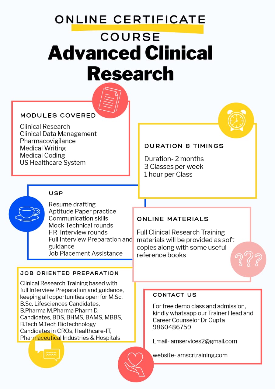 clinical research training online free